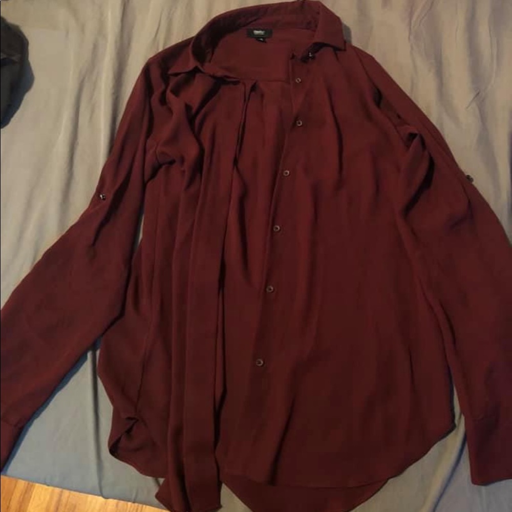 Maroon blouse